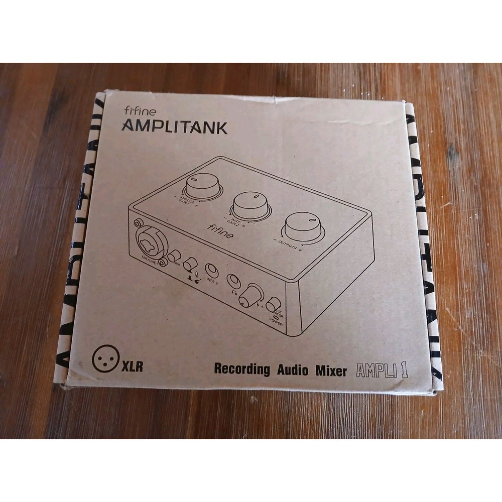 Fifine Amplitank XLR Recording Audio‎ Mixer Ampli 1